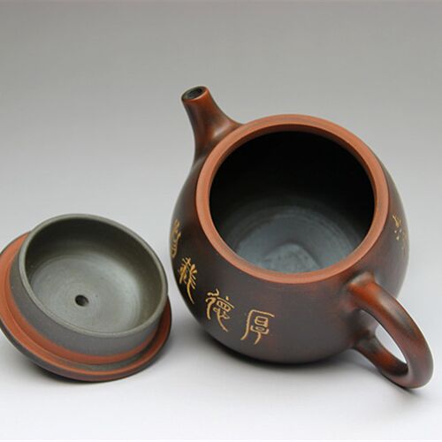 日进斗金素壶光壶 钦州坭兴陶茶壶 名家全手工 紫泥壶紫砂工艺