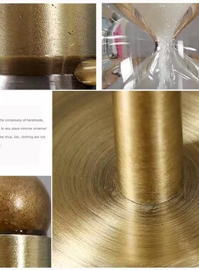 轻奢沙漏装饰品客厅电视柜桌面儿童礼物玩具计时器创意型金属摆件