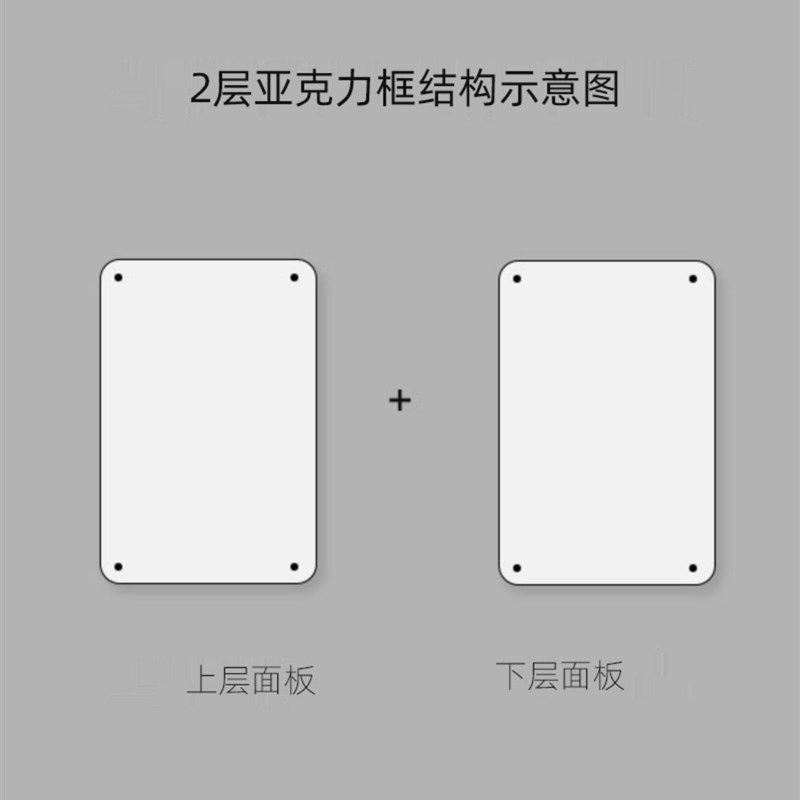 爱你这件小事拼图专用相框亚克力透明框/实木尺寸定制 暖暖框坊
