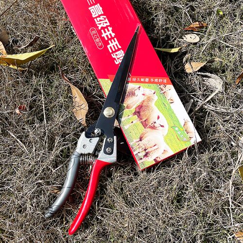 剪羊毛专用剪刀手动纯手工弹簧大号家用农场剪兔毛狗毛宠物美容剪