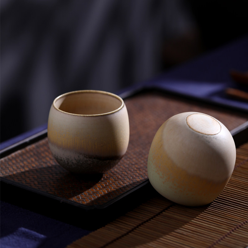 六合堂不倒杯 功夫茶杯 陶瓷主人杯单杯 手工窑变小茶杯 品茗杯
