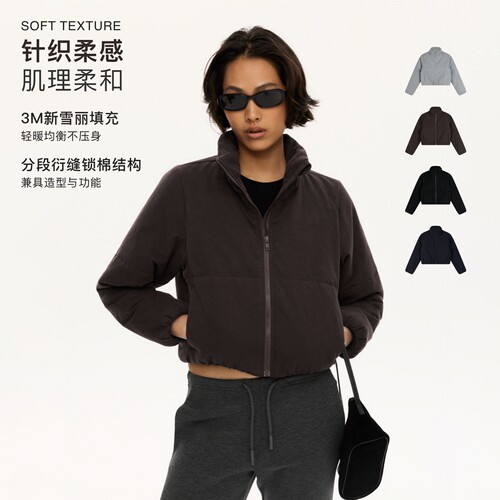 oneup3M新雪丽针织立领棉服