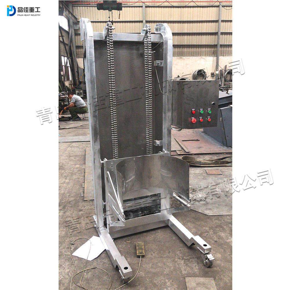 液直压链条翻式垂提品佳升料机 垃升圾桶倒料提机 多用途工业上料