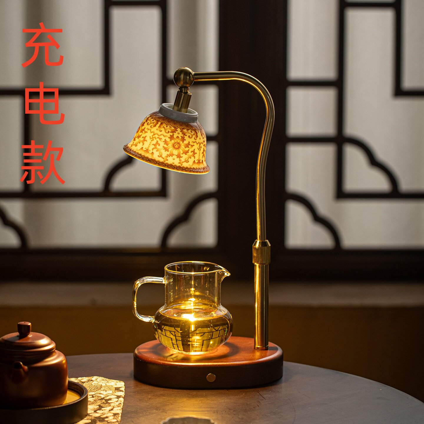 茶室茶空间户外露营喝茶氛围灯