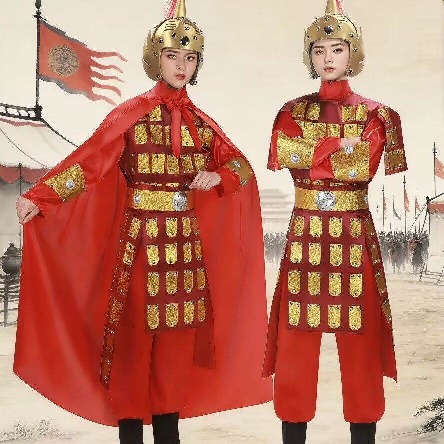 古代将军盔甲舞台演出服成人