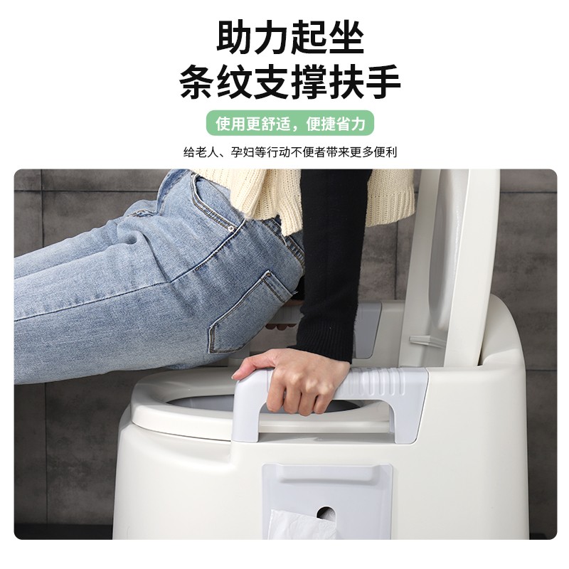 可移动马桶孕妇成人简易老年人便携式蹲便凳厕所椅家用老人坐便器