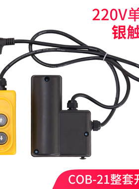 升降机开关单相220V电动葫芦上下按钮开关小吊机手柄带接线盒