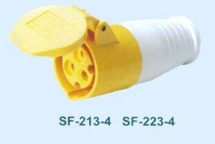 SFE上丰工业插座SF-223-4 32A 三极连接器 IP44 三芯插座