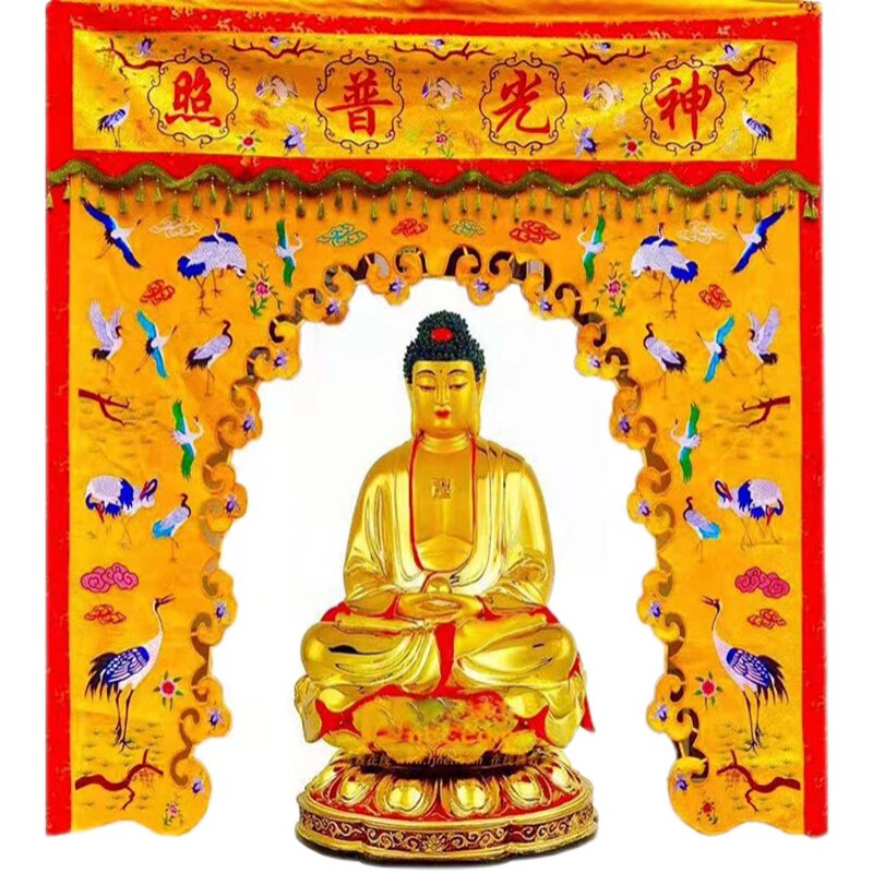 F帐龙门神帐F门F缦幡门花门龙帐欢门装饰提花高档绣品双龙