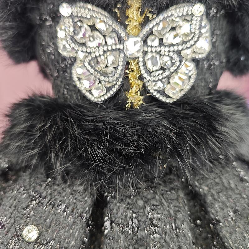 私宠手作蝴蝶钻宠物秋冬大衣狗狗保暖衣服泰迪比熊博美猫咪秋冬裙
