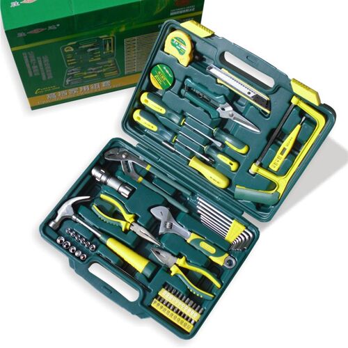 胜达工具 62件家用工具套装组合 电工五金车载工具箱 家庭常备