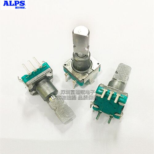 日本ALPS编码器EC11E15244C2 360度旋转30位15脉冲编码开关19半轴