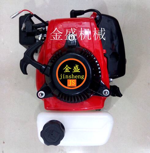四冲程144F发动机种植机大马力地钻冰钻汽油挖坑机船舷外动力53CC