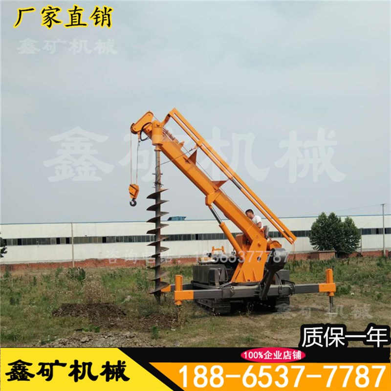 小型护栏打桩机 全液压柴油打桩机 打桩快定位准 厂家现货直售