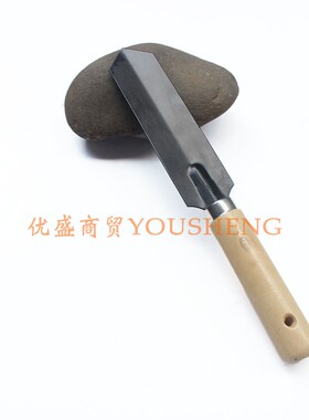 尖头小铲子锰钢铲园艺多肉种植移苗栽花种菜户外挖土木柄花铲包邮
