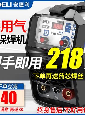 安德利无气二保焊机220v小型家用二氧化碳气体保护电焊两用一体机