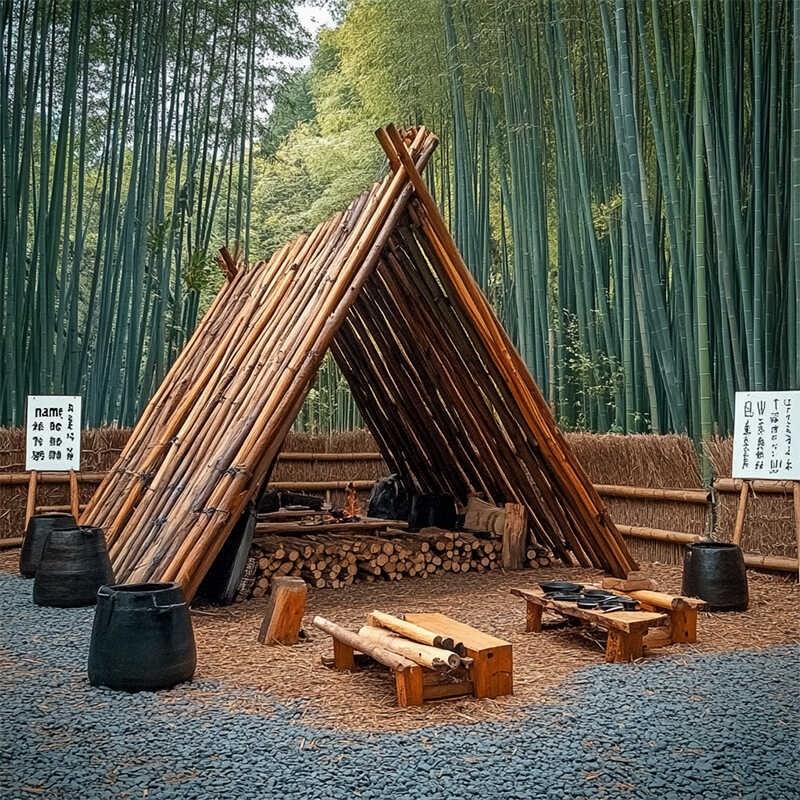 露营网红三角木屋定制创意特色名宿景区野奢防水防晒组装户外帐篷