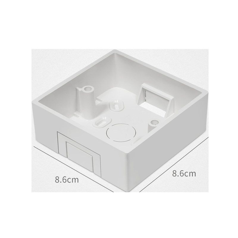 明线盒底盒接线盒开关盒家用插座盒子明线明盒底座明装86型超薄