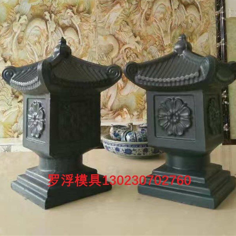 欧式水泥构件罗马柱模具阳台护栏分隔柱装饰宫廷灯亭子摆饰物件