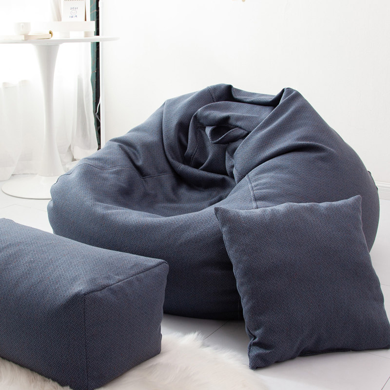 懒人沙发单人榻榻米沙包豆袋阳台躺卧小户型豆豆可拆洗休闲飘窗椅