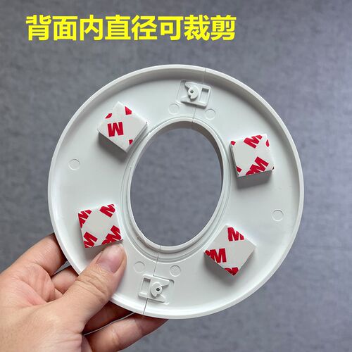 墙排装饰盖排水管美化遮挡卫生间50管分体式遮丑水管防返臭密封盖