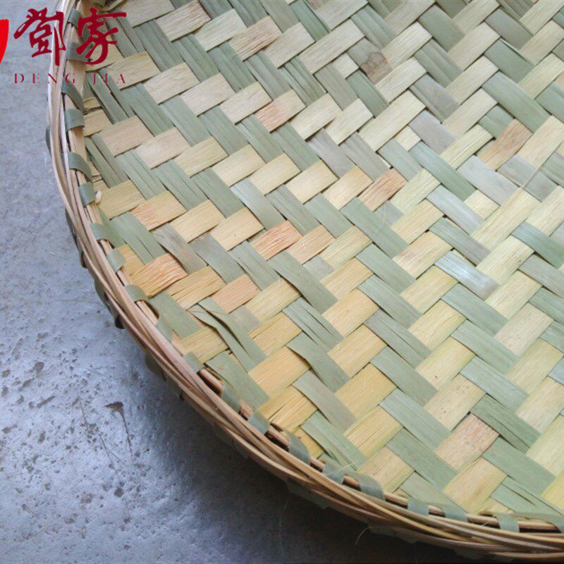 竹制品厂家手工农家竹编锅盖家用柴锅竹蒸饭木桶竹盖柴火鸡盖子