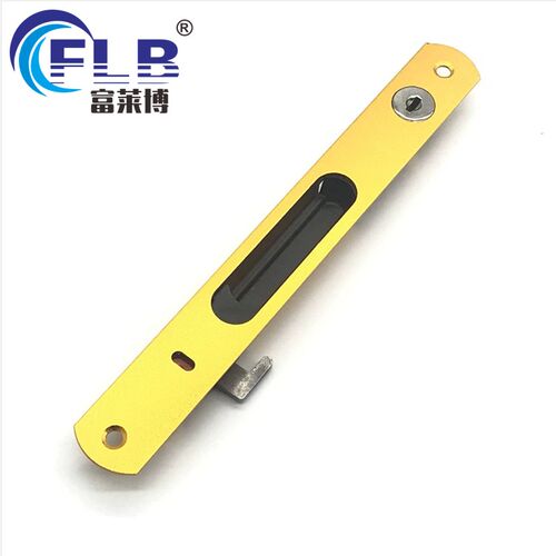 平开金刚网纱窗锁断桥铝平开窗纱窗条形锁扣带钥匙平移片纱锁长条