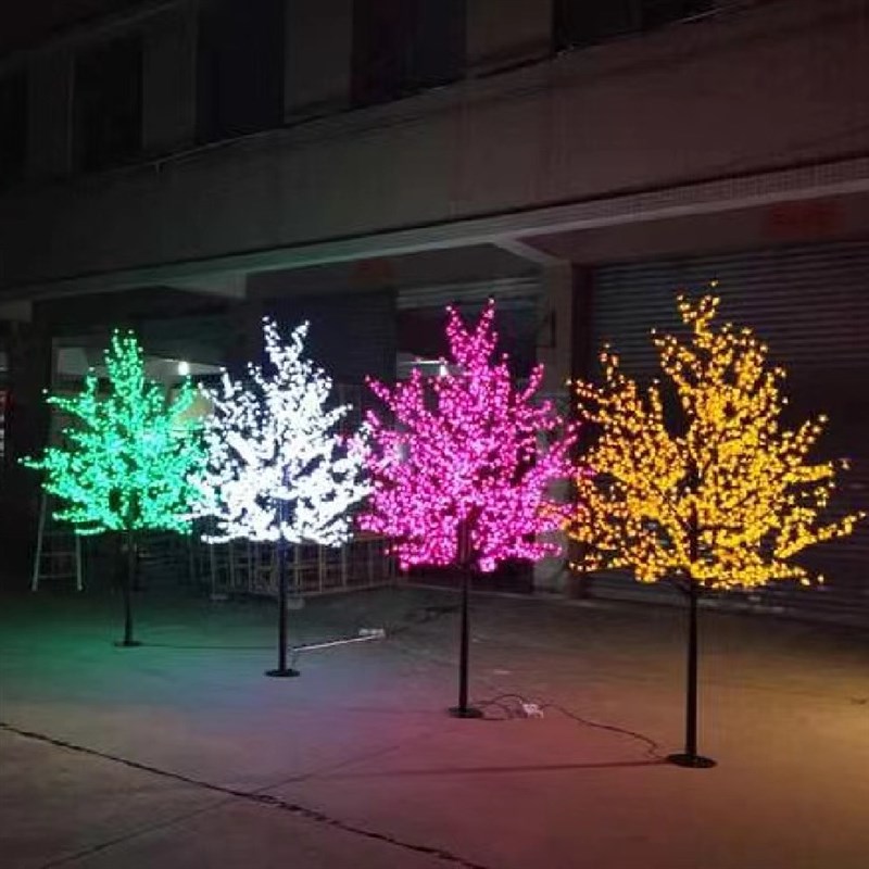 led景观庭院树灯婚庆户外树灯发光灯工程樱花圣诞树节日装饰彩灯
