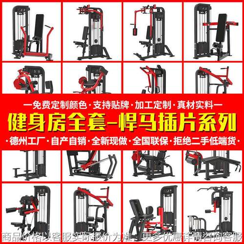 马插力片量器材商背用推胸67904举肩飞鸟卧推高拉大腿内外侧训练
