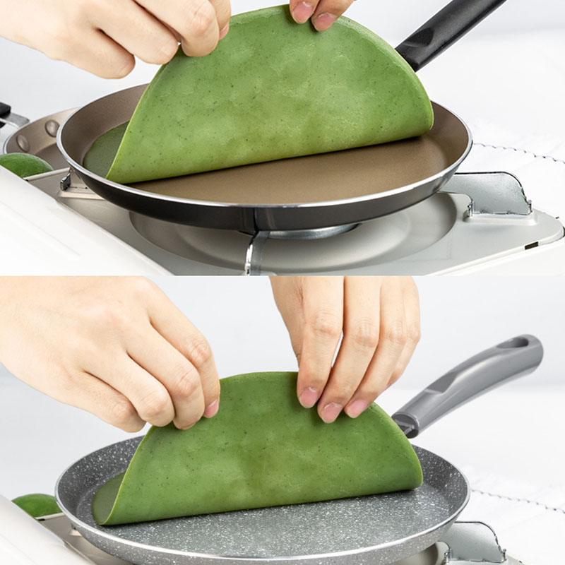 法焙客千层平底锅 不粘锅 班戟皮盘玉子烧锅鸡蛋饼煎饼煎锅6-10寸