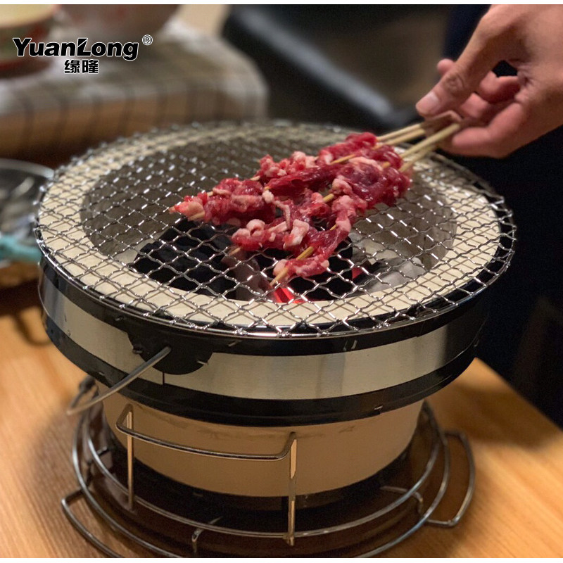 日式泥炉烤肉老式烧烤炉家用陶土烤肉炉商用木炭室内烧炭炉炭烤炉
