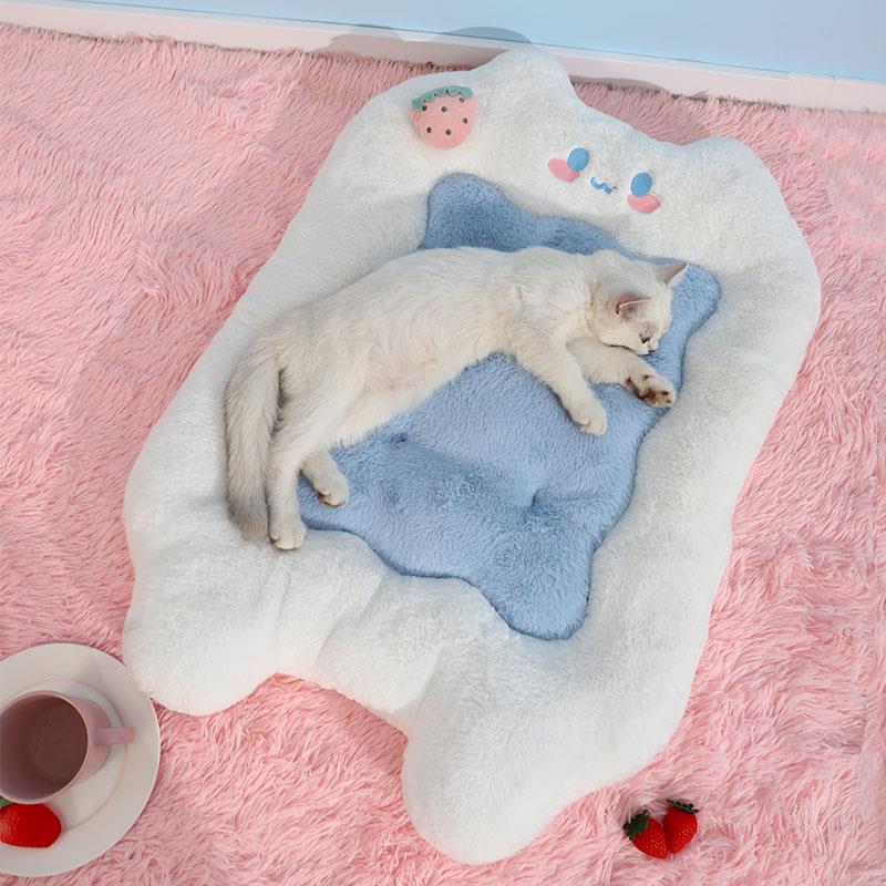 猫垫子睡觉用猫咪睡垫猫窝床垫宠物地垫狗窝四季通用枕头狗狗垫子