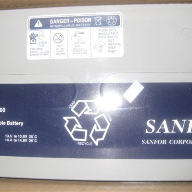 现货SANFOR 12MF-100 12V100AH直流屏电柜/电力/UPS电源用蓄电池