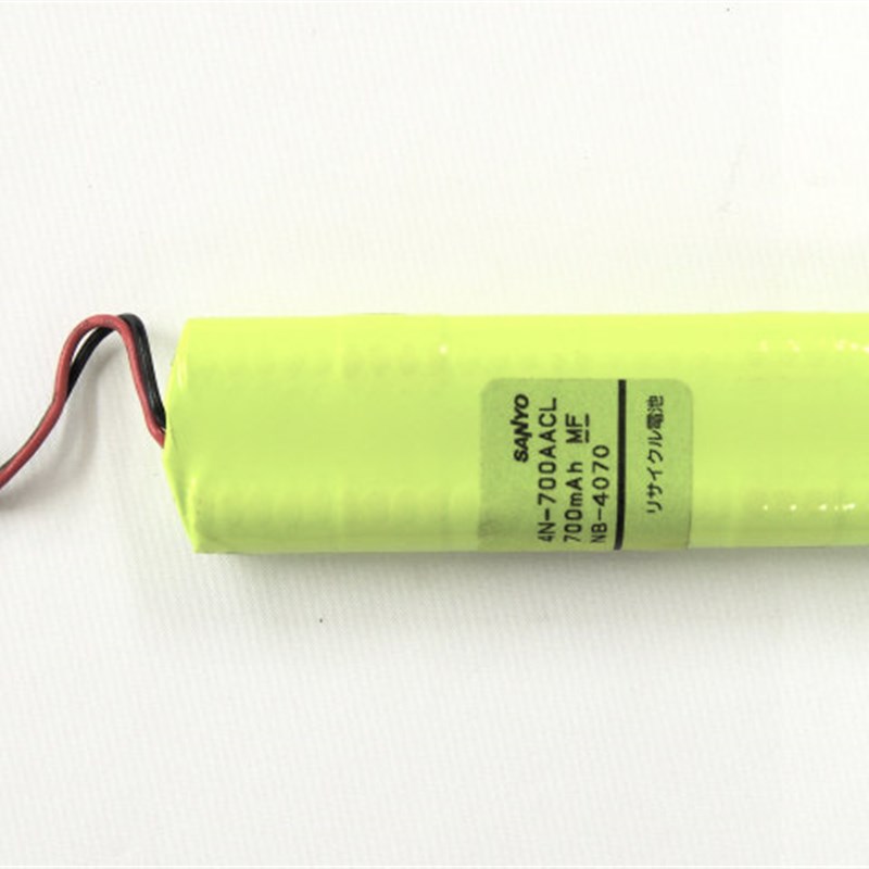 原装三洋 Sanyo Cadnica 4N-700AACL 三洋 4.8V 700mAh充电电池组