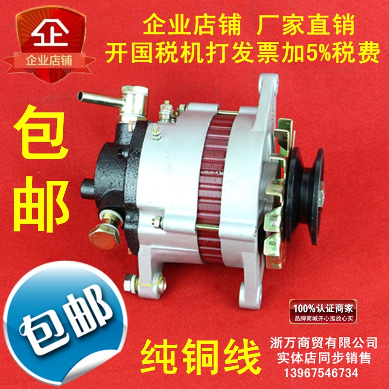 适用杭叉合力4T 5T 6T吨带真空助力泵12V/24V发电机无刷发电机