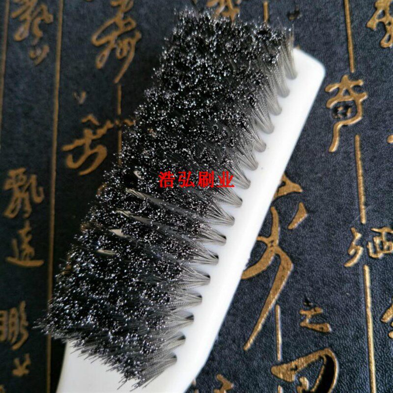 超大文玩刷子大号加密不锈钢钢丝刷子金刚核桃通货清理清洁除锈