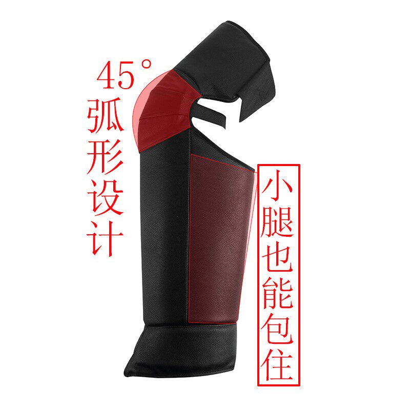 摩托车护膝保暖男士骑车防风加厚大号电动车防冻护膝冬季防寒护腿