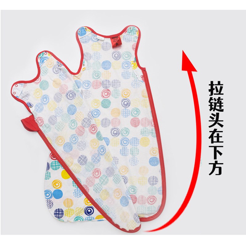 睡袋儿童夏款0一3一6月婴儿单层两个月宝宝小童小孩防踢被神器