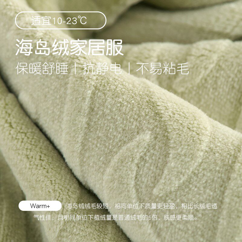 轩靓睡袍女士秋冬季加绒加厚珊瑚绒睡衣女款冬天海岛绒浴袍家居服