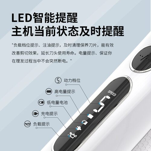 阿可美986F电动剃头刀剪头发推子理发器电推剪充电式专业发廊专用
