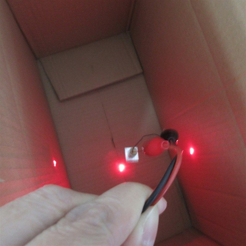 水平仪标线仪测量工具用高亮度635nm20mw红光三个点状激光模组灯