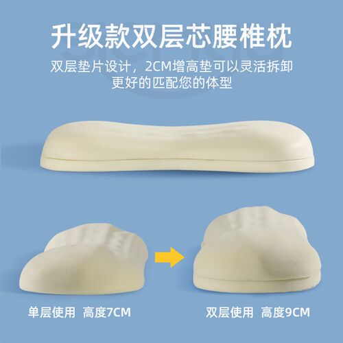 【高度可调】腰枕睡觉专用腰部支撑腰垫腰椎盘突出平躺神器护腰托