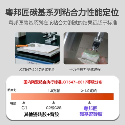 碳基瓷砖胶高粘性全能型防水大砖C2级强力胶泥粘合剂修补代替水泥
