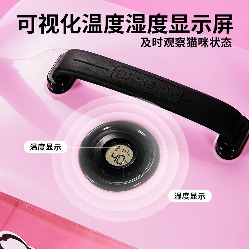路可丝电视机猫包外出包便携猫咪航空箱大容量狗手提箱宠物猫背包
