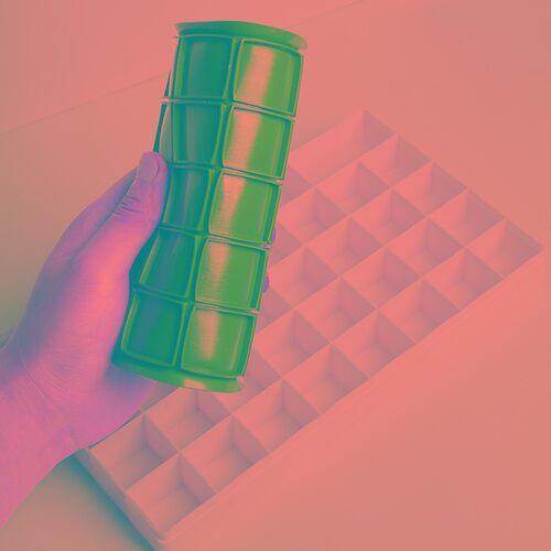 颜料调色10格12格24格36格48格软盖水粉盒美术生专用保湿便携小格