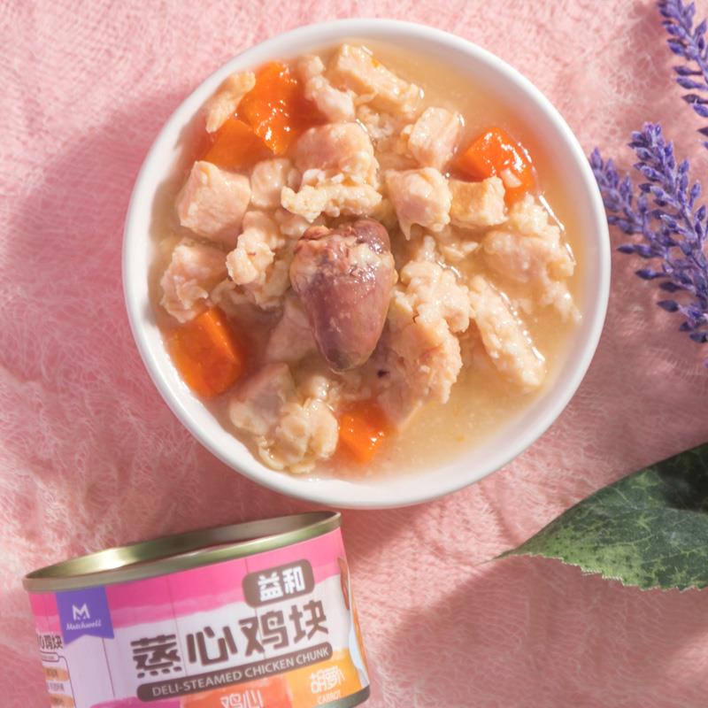 益和狗罐头零食 鸭粒蒸蛋蒸心鸡块 整箱包邮大型犬金毛哈士奇罐头