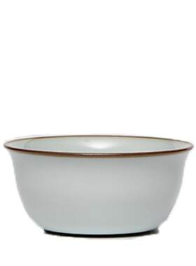 官窑汝窑茶杯主人杯铁胎大号品茗杯景德镇陶瓷茶具功夫茶杯仿古瓷