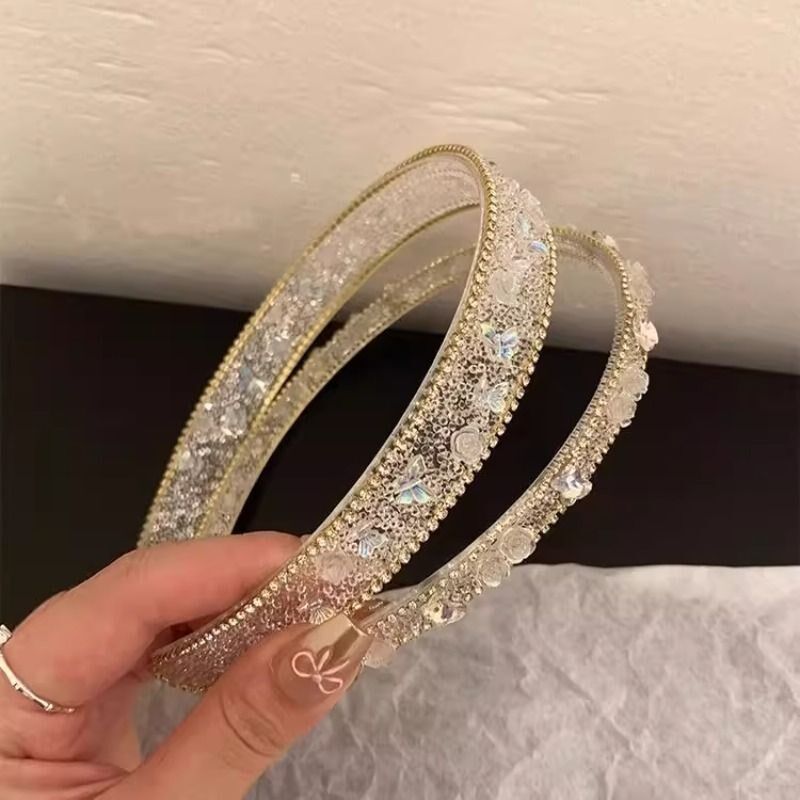 女童发箍2025水晶儿童新款玫瑰发夹宝宝发箍发饰