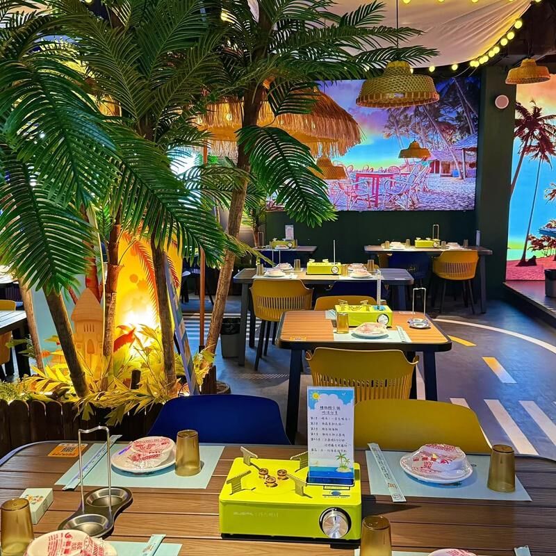 网红餐椅奶茶店蛋糕店火锅店烧烤店加厚塑料椅子家用商用洽谈桌椅