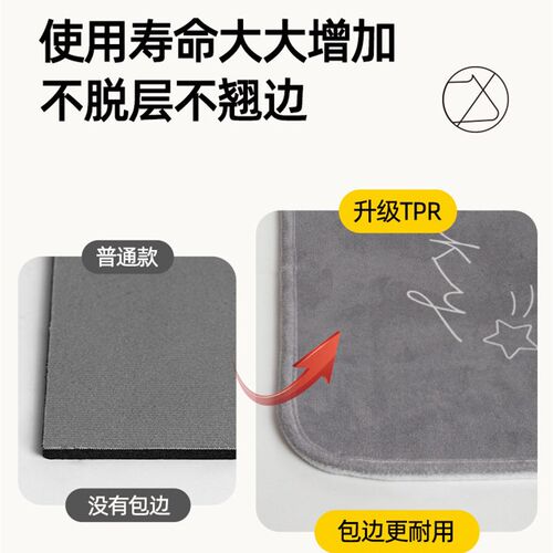 厨房地垫防滑防油可擦免洗吸水吸油专用垫耐脏脚垫子2025新款地毯